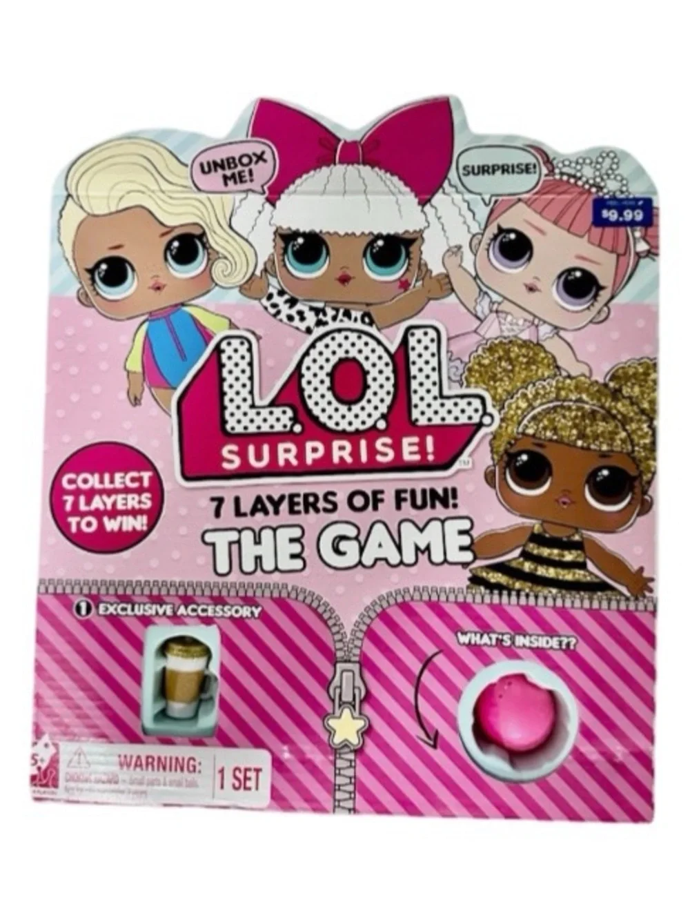 LOL Surprise 7 Layers of Fun The Game Board Game Ages 5+ Exclusive Accessory New